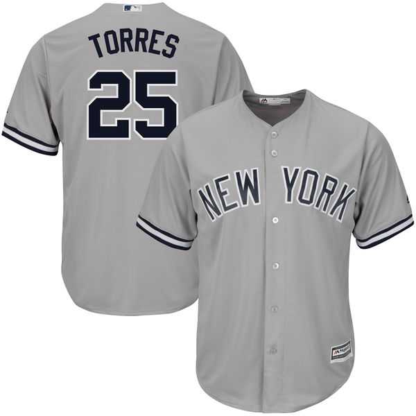 Yankees 25 Gleyber Torres Gray Cool Base Jersey Dzhi,We sell and wholesale Yankees 25 Gleyber Torres Gray Cool Base Jersey Dzhi on line form chian!
